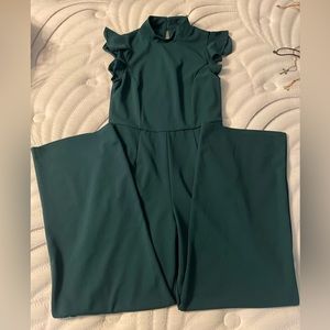 Green Short sleeved romper from Blue Rain